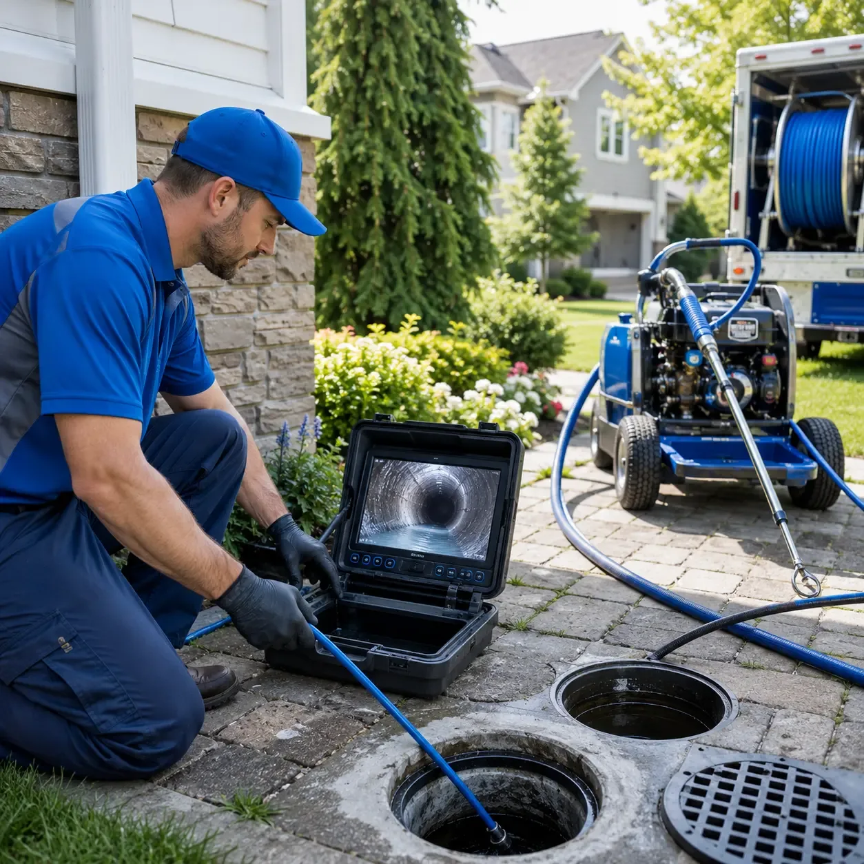 Outdoor drain cleaning professionals serving Stockbridge, WI